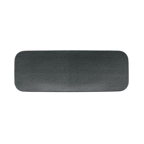 (2 Stück) SELTMANN WEIDEN | Coupe Teller - flach rechteckig - 380x140mm - Anthrazit