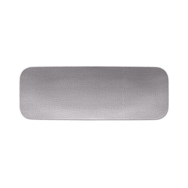 (2 Stück) SELTMANN WEIDEN | Coupe Teller - flach rechteckig - 380x140mm - Grau