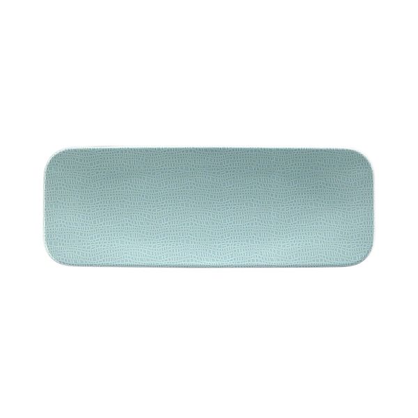 (2 Stück) SELTMANN WEIDEN | Coupe Teller - flach rechteckig - 380x140mm - Türkis