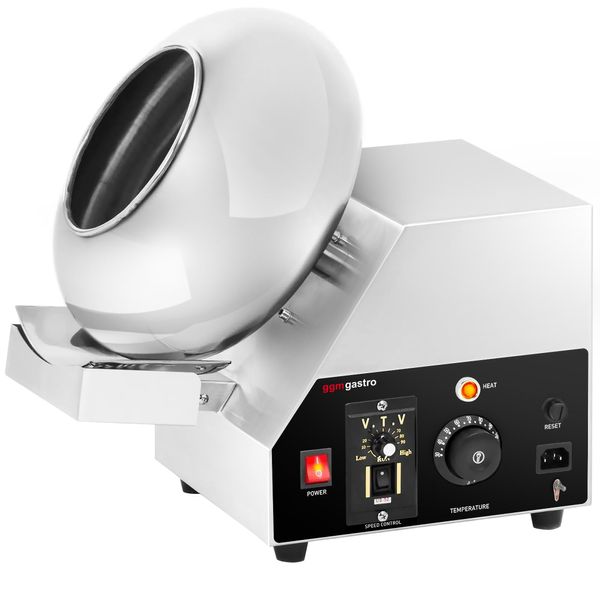 Dragiermaschine / Schokoladen-Überzugsmaschine - 3 Liter - 600 Watt - Ø 300mm