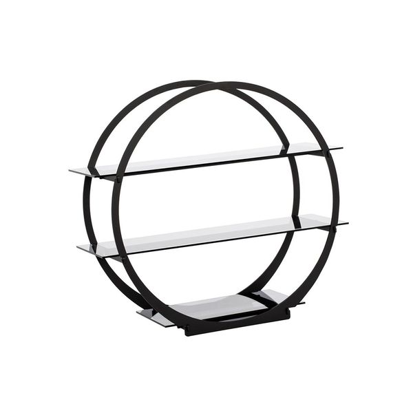 Etagerie / Buffetständer - Ø 390mm - Schwarz