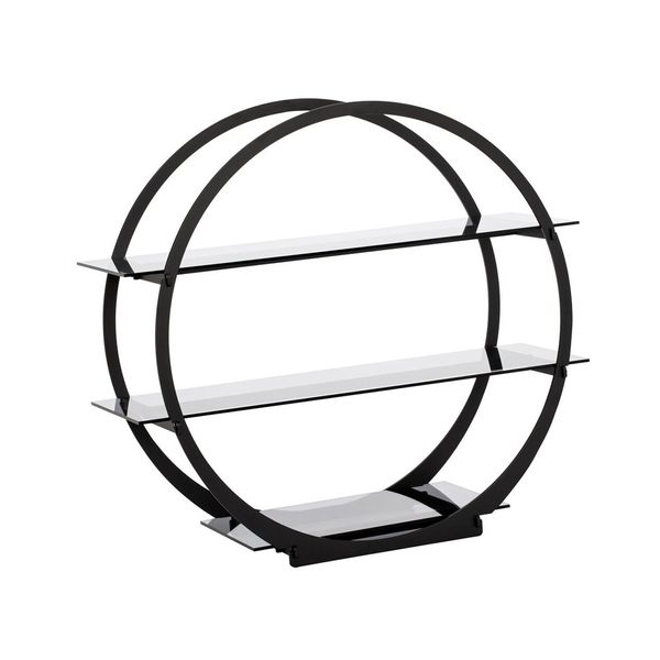 Etagerie / Buffetständer - Ø 540mm - Schwarz