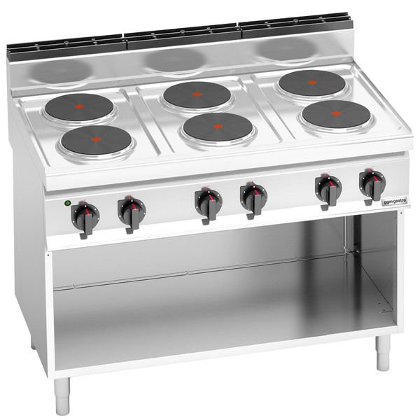 Elektroherd - 15,6 kW - 6 Platten Rund