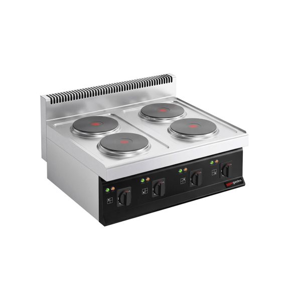 Elektroherd - 9,2 kW - 4 Platten Rund