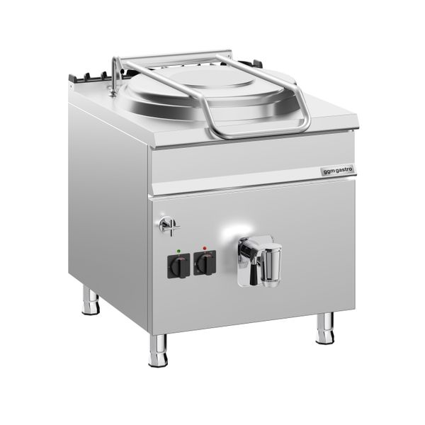 Elektro Kochkessel - 150 Liter - 12 kW - Indirekte Beheizung - mit Wasserzulauf & Ablasshahn