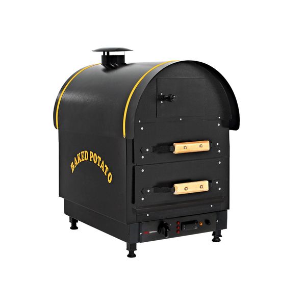 Elektro Kumpir Kartoffelofen - digital - 3kW - 380 Volt - mit 2 Schubladen
