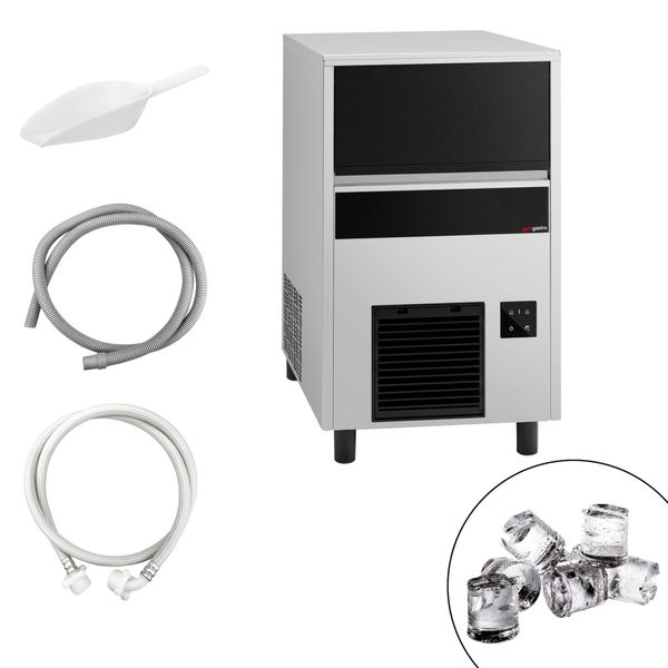 Eiswürfelbereiter - Zylinder - Touch - 47 kg/24 h - inkl. Ablaufpumpe