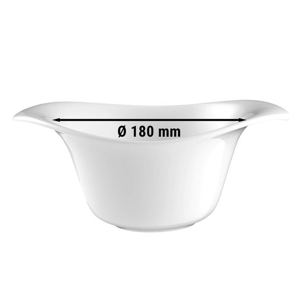 (4 Stück) SELTMANN WEIDEN | Schale - oval - 180x122mm - Weiß