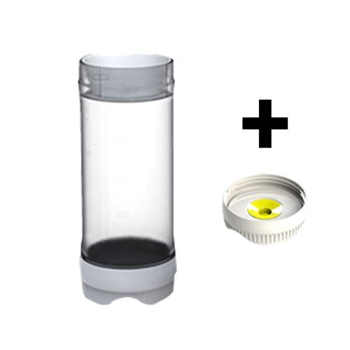 (6 Stück) Backup Flasche mit Einzellochmembran - 473ml