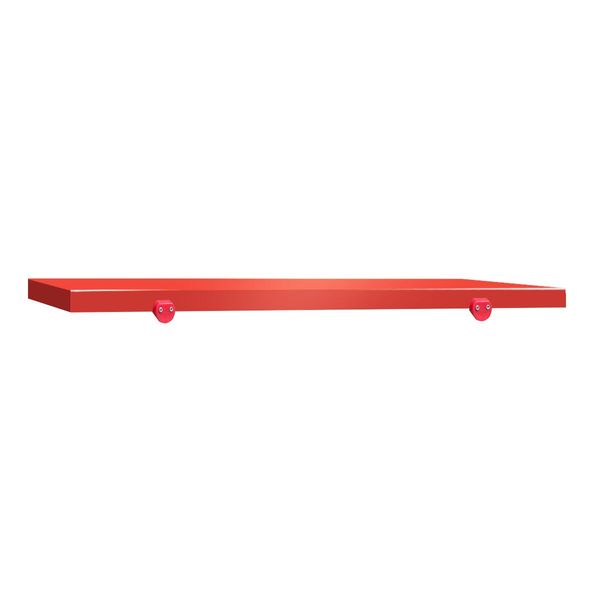 Schneideplatte für Arbeitstisch - 1200x600mm - HACCP-Konform - Rot