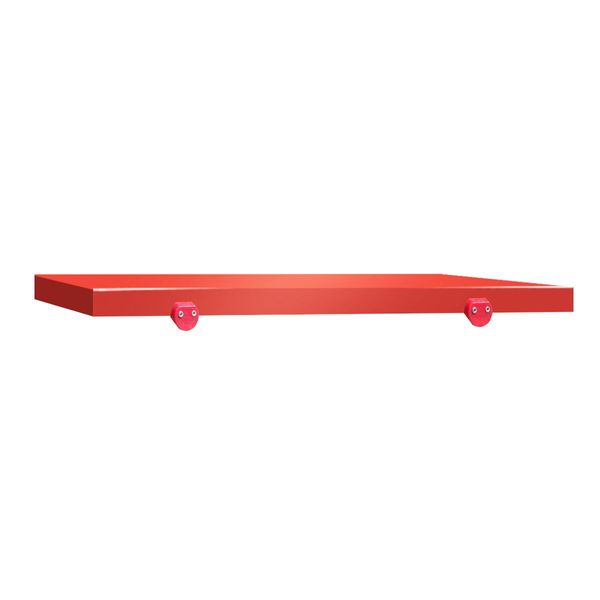 Schneideplatte für Arbeitstisch - 600x600mm - HACCP-Konform - Rot