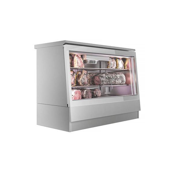 Dry Aging Kühlvitrine - 1400mm - Edelstahl