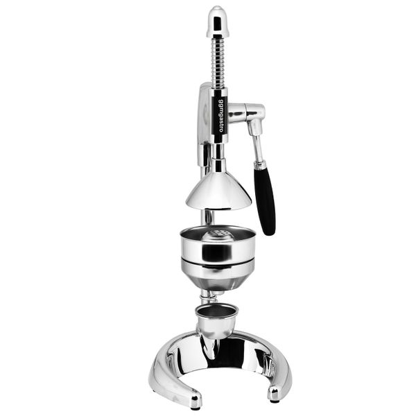 Manuelle Fruchtsaftpresse - Monddesign - Chrom