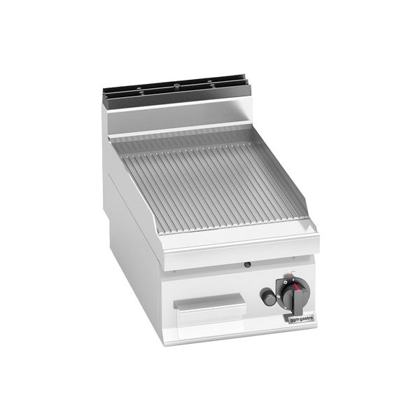 Gas Bratplatte - 6,9 kW - Gerillt
