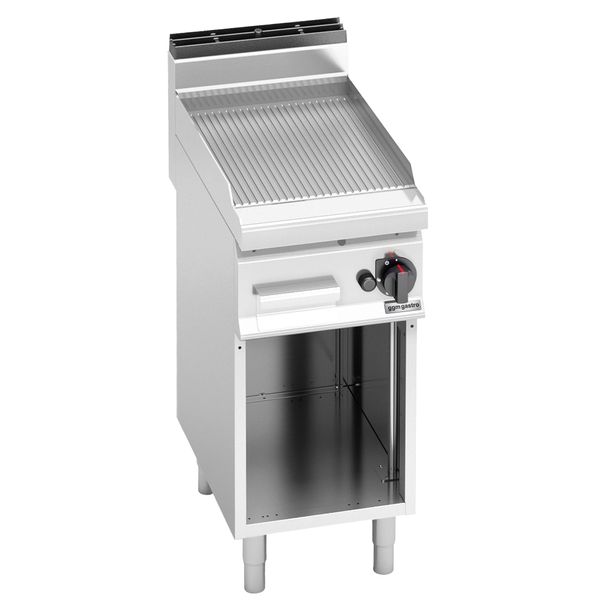Gas Bratplatte - 6,9 kW - Gerillt