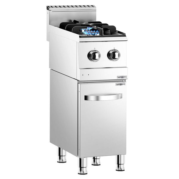 Gasherd - 6,5 kW - 2 Brenner - inkl. Unterschrank