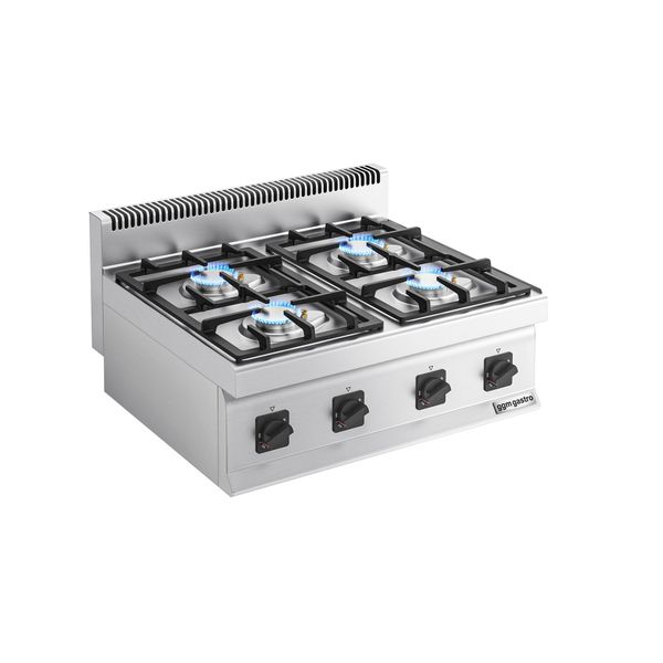 Gasherd - 14 kW - 4 Brenner