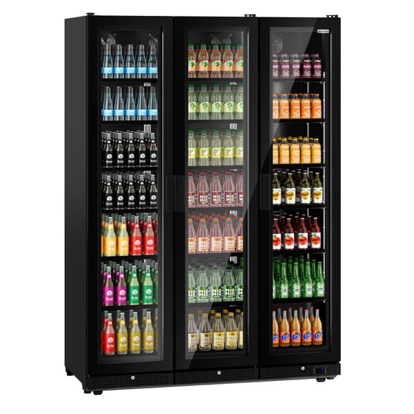 Getränkekühlschrank - 1552 Liter - rahmenloses Design - mit 3 Glastüren