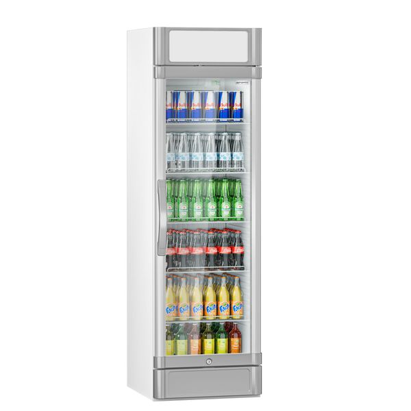 Getränkekühlschrank - 347 Liter - mit 1 Glastür & Werbedisplay