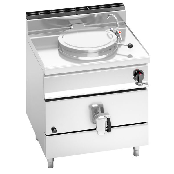 Gas Kochkessel - 55 Liter - 15,5 kW - Direkte Beheizung - mit Wasserzulauf & Ablasshahn