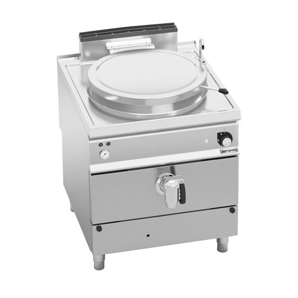 Gas Kochkessel - 100 Liter - 20,9 kW - Indirekte Beheizung - mit Wasserzulauf & Ablasshahn