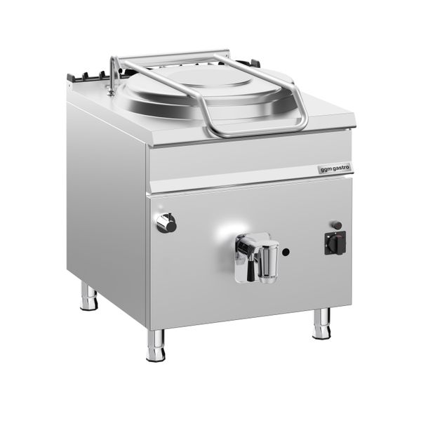 Gas Kochkessel - 150 Liter - 20 kW - Direkte Beheizung - mit Wasserzulauf & Ablasshahn