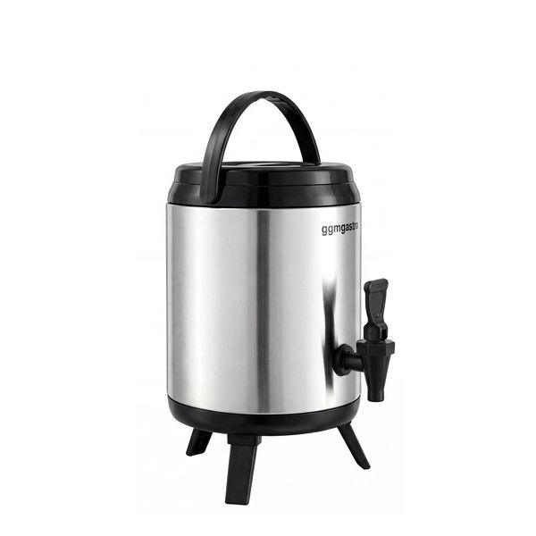Getränkespender - 10 Liter -  Isoliert - Edelstahl