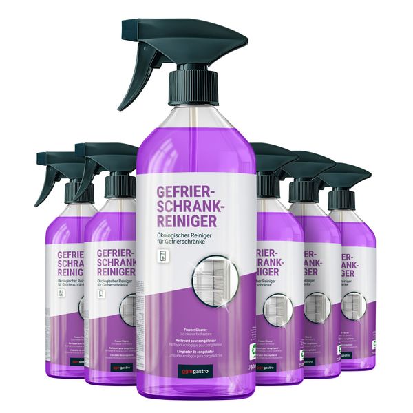 (6 Stück) Gefrier- & Kühlschrankreiniger á 750ml - Ökologisch