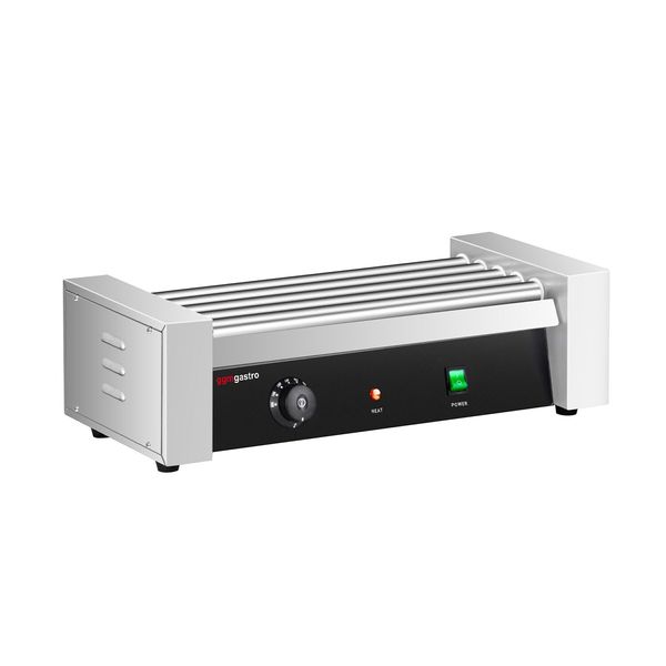 Würstchengrill / Hot Dog Grill - mit 5 Rollen