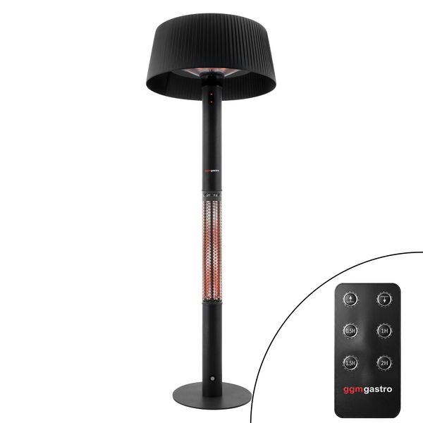 Stand-Heizstrahler mit Rundschirm - 3 kW - inkl. Fernbedienung & Timer