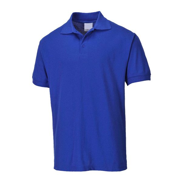 Herren Poloshirt - Royalblau - Größe: M