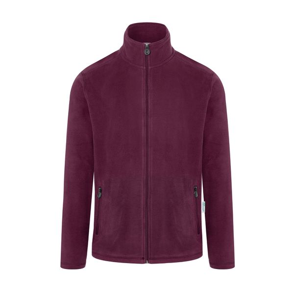 KARLOWSKY | Herren Workwear Fleecejacke Warm-Up - Aubergine - Größe: S