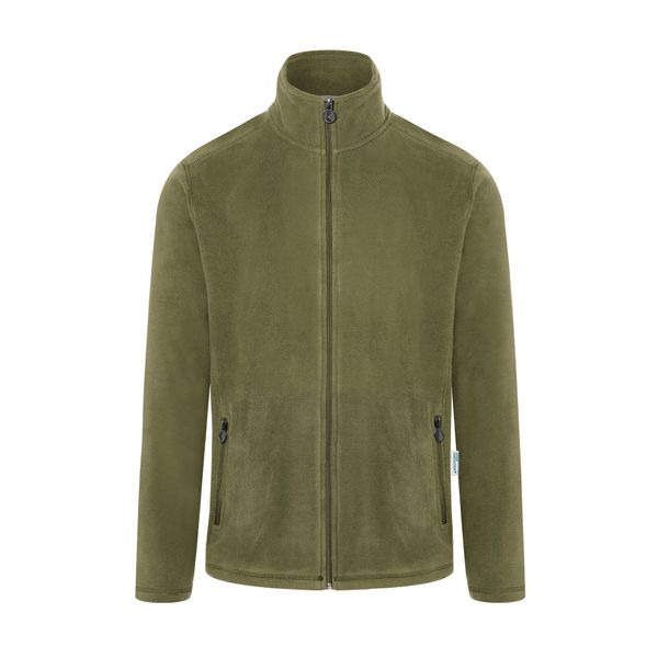 KARLOWSKY | Herren Workwear Fleecejacke Warm-Up - Moosgrün - Größe: M