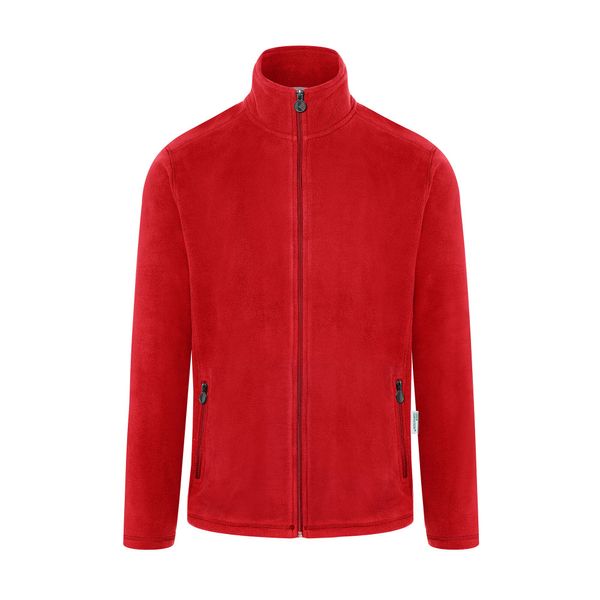 KARLOWSKY | Herren Workwear Fleecejacke Warm-Up - Rot - Größe: 3XL