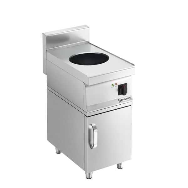 Induktionswok - 3,5 kW - inkl. Unterbau mit 1 Tür