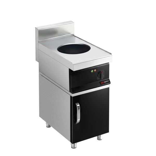 Induktionswok - 3,5 kW - inkl. Unterbau mit 1 Tür