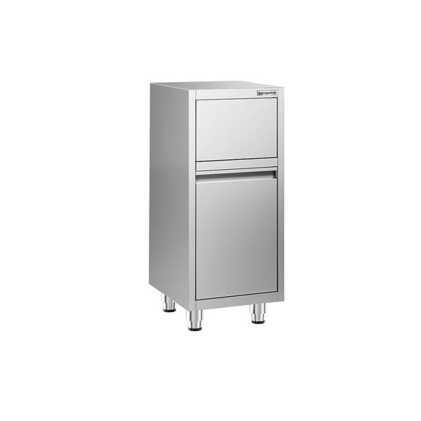 Mülleimer - mit Klappdeckelöffnung - 400x500mm - ohne Aufkantung
