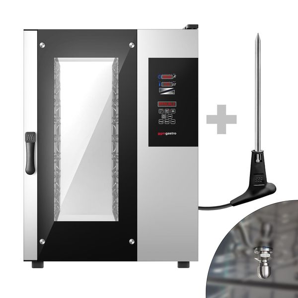 Kombidämpfer - Digital - 10x GN 1/1 - inkl. Waschsystem & Temperaturfühler