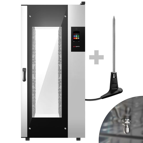 Kombidämpfer - Touch - 20x GN 1/1 oder 10x GN 2/1 - inkl. Waschsystem & Temperaturfühler