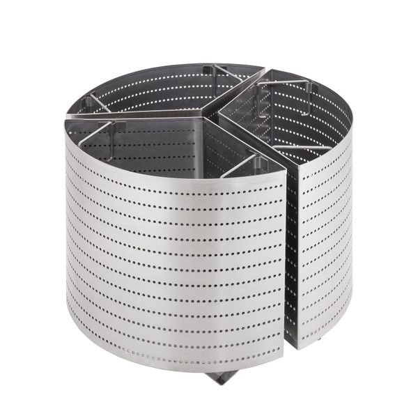 3x 1/3 Korb für Kochkessel mit 100 Liter