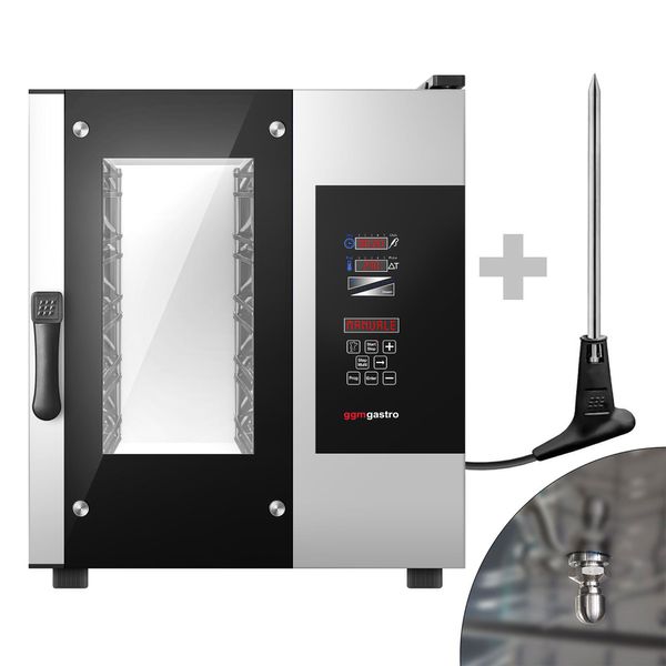 Kombidämpfer - Digital - 5x GN 1/1 - schmal - inkl. Waschsystem & Temperaturfühler