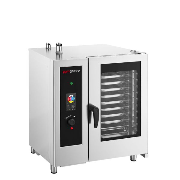 Kombidämpfer - Touch - 10x GN 1/1 - inkl. Waschsystem, Temperaturfühler, Boiler & Innengestell