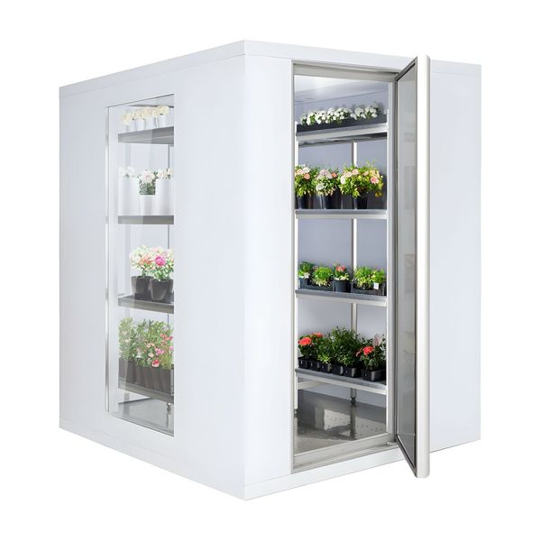 Kühlzelle - 1500x1200mm - 2,6m³ - mit 2 Glasseiten