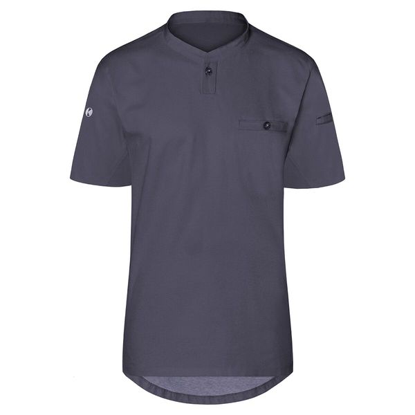 (6 Stück) KARLOWSKY | Kurzarm Herren Arbeitsshirt Performance - Anthrazit - Größe: M