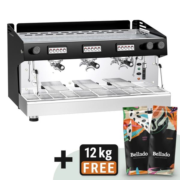Siebträgermaschine - 3 Gruppig - inkl. Preinfusiuonssystem