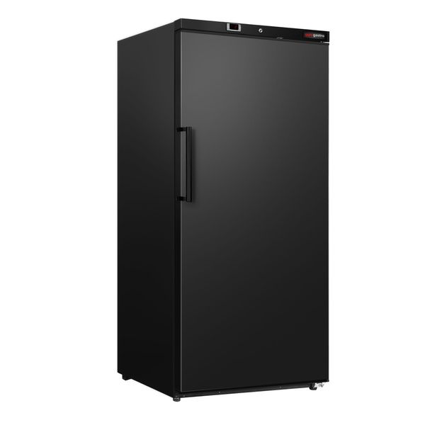 Lagerkühlschrank ECO - 600 Liter - mit 1 Tür - Innenseite der Tür aus Kunststoff - Schwarz