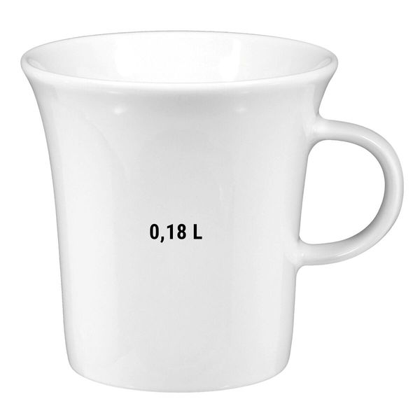 (6 Stück) SELTMANN WEIDEN | Kaffeetasse Kelch - 180ml - Weiß/Uni