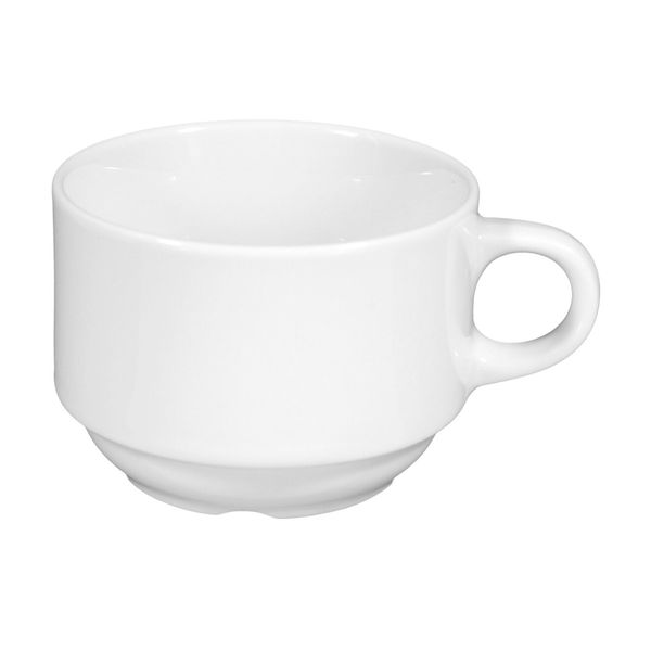 (6 Stück) SELTMANN WEIDEN | Kaffeetasse - 180ml - Weiß/Uni