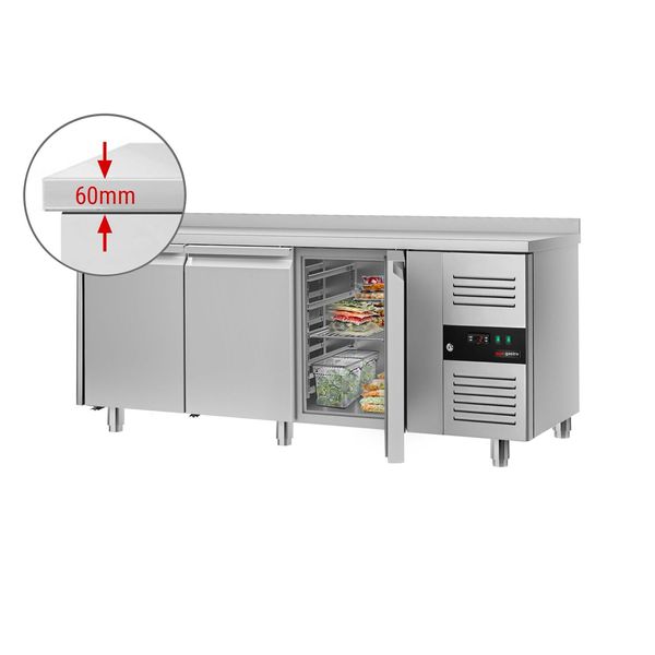 Kühltisch ECO - 1795x700mm - mit 3 Türen - mit Aufkantung