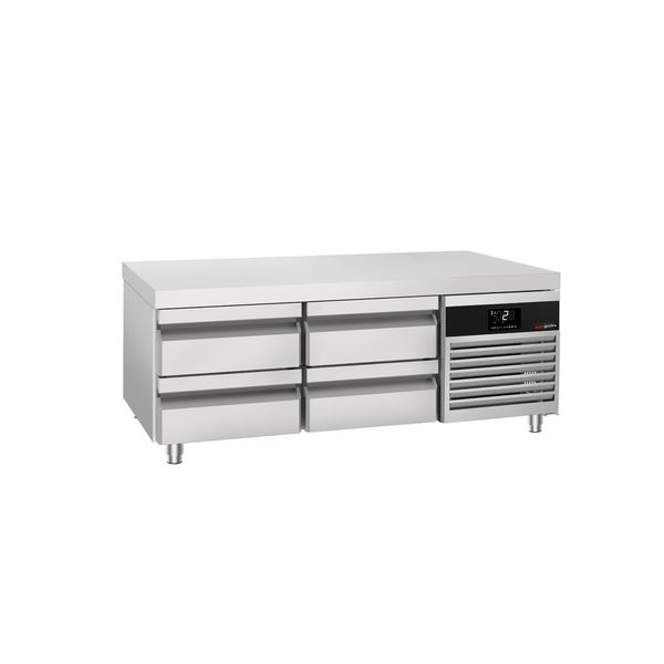 Kühlunterbau Premium - 1400mm - 135 Liter - 4 Schubladen